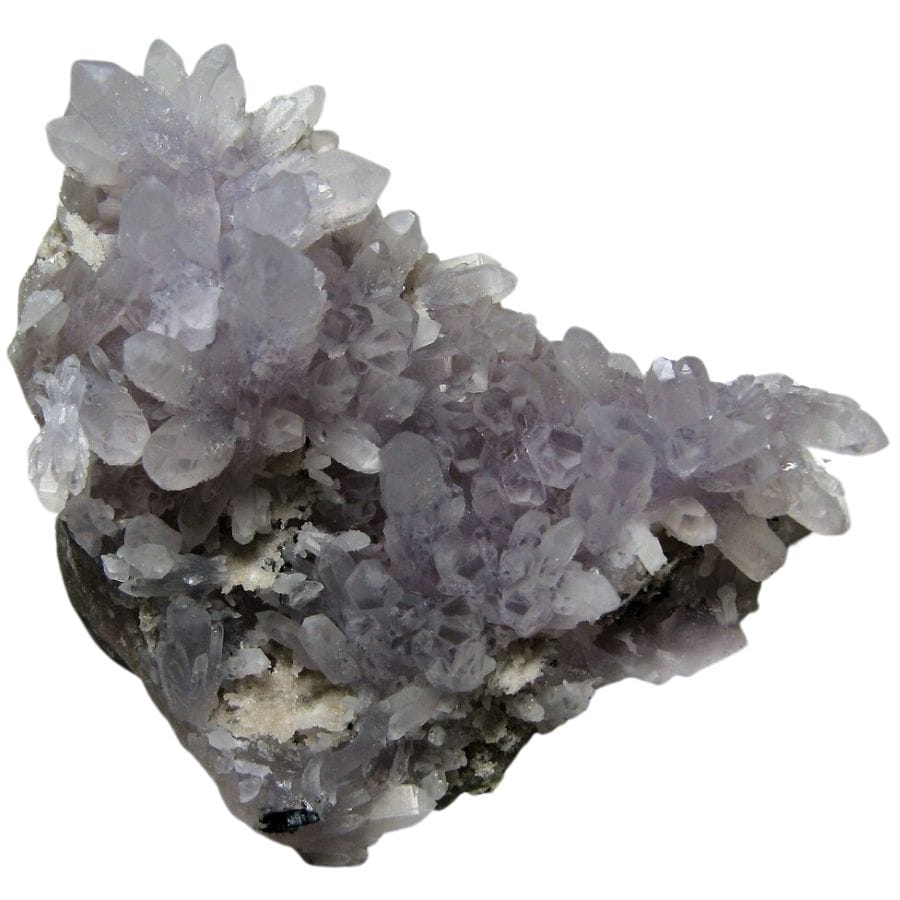 purple amethyst crystal cluster