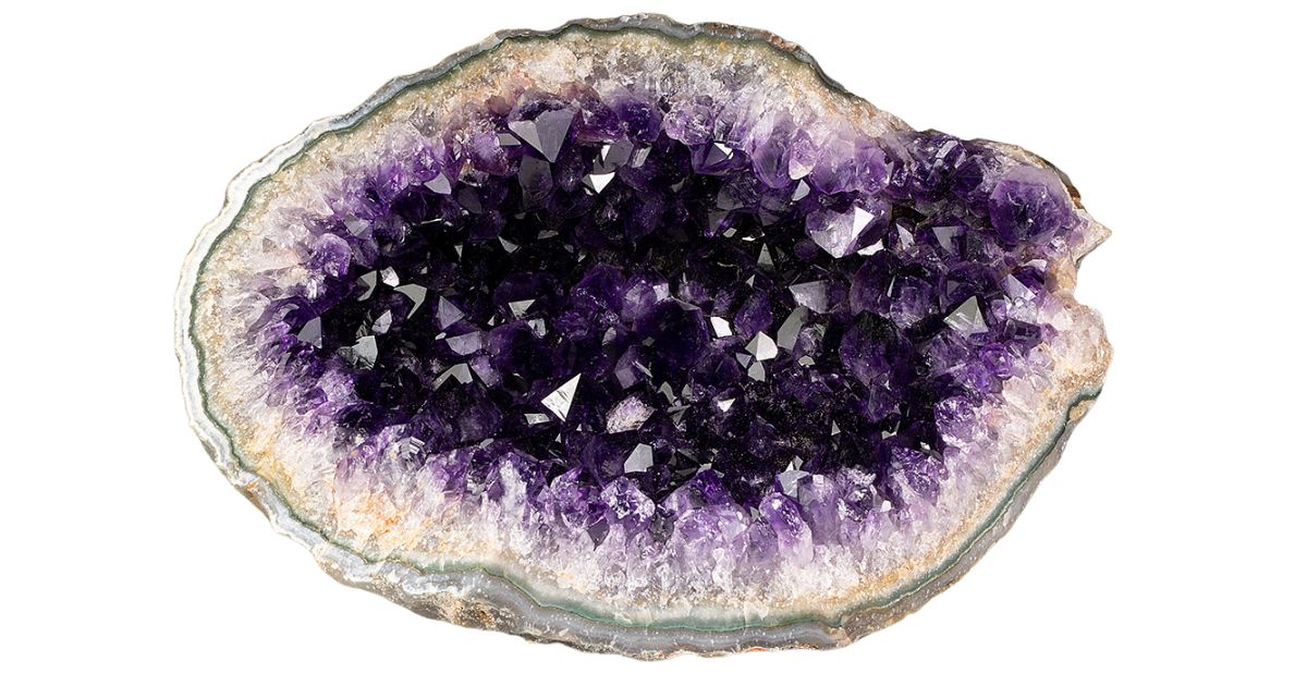 Amethyst crystal in a geode that would cost less than $50