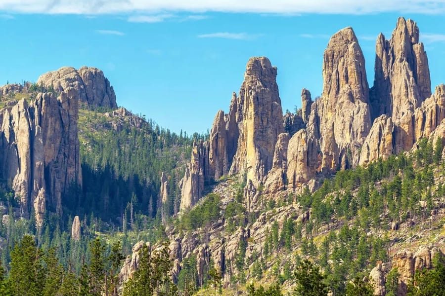 Gorgeous rock formation at Black Hills