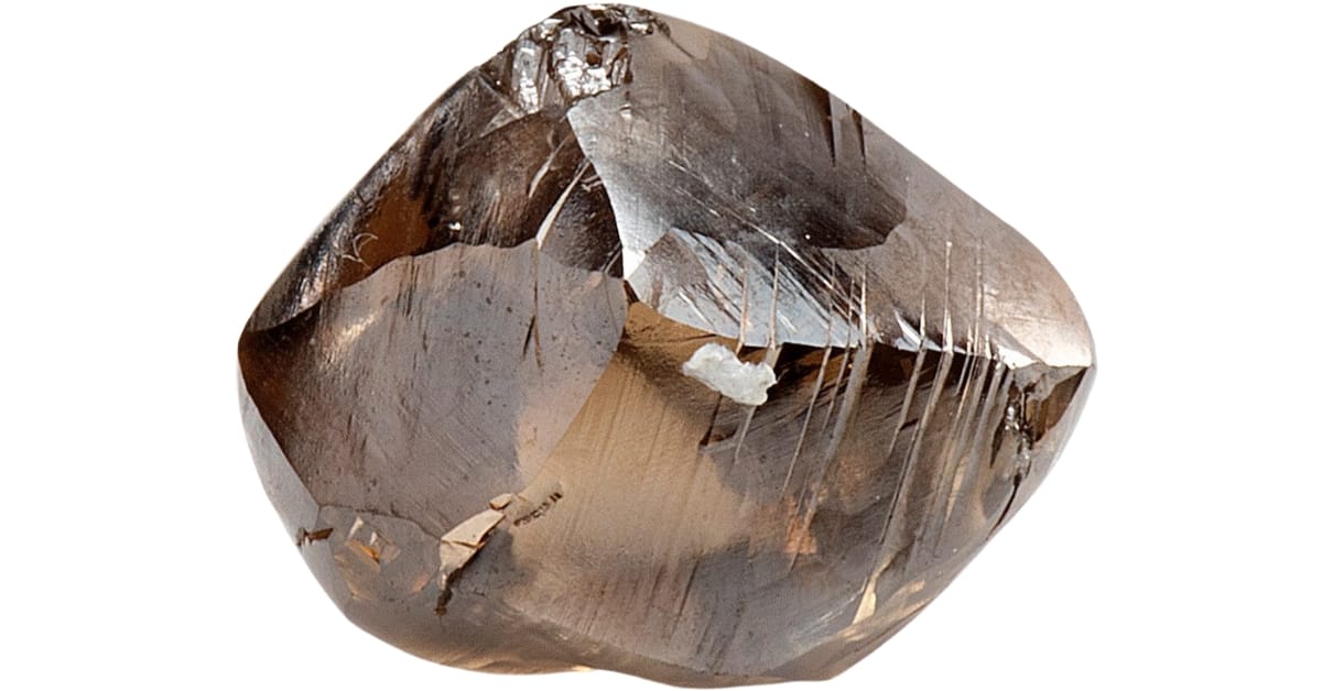 Translucent diamond crystal weighing 4.2 carats