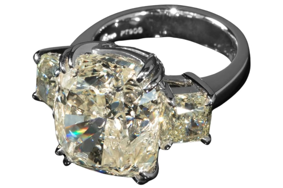 Freedom Diamond ring from Kelsey Lake Diamond Mine, one of the largest diamonds ever found 