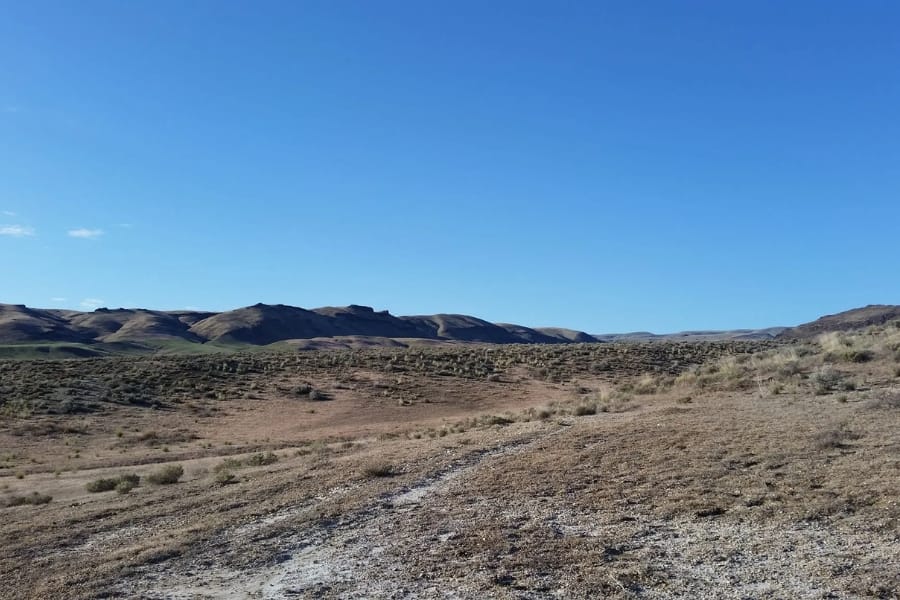 A vast view of the terrain of Graveyard Point