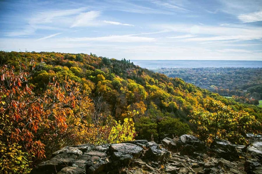 A stunning view overlooking Hartford