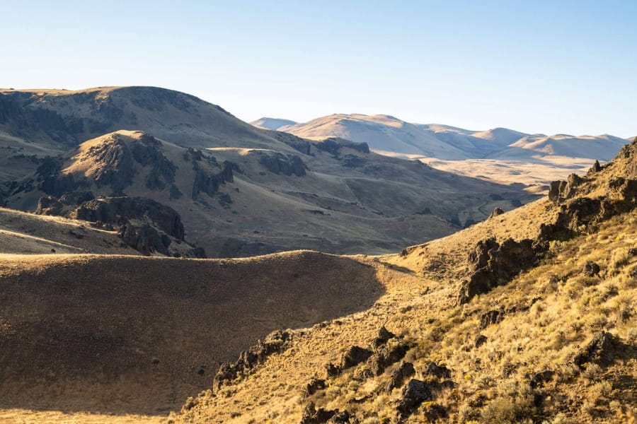 Interesting look at the varied terrains of the Owyhee Mountains