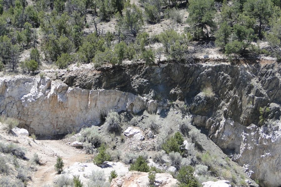 Pegmatite deposits at Harding Pegmatite Mine in New Mexico