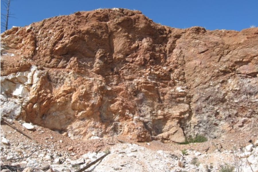 White Cloud pegmatite in Colorado