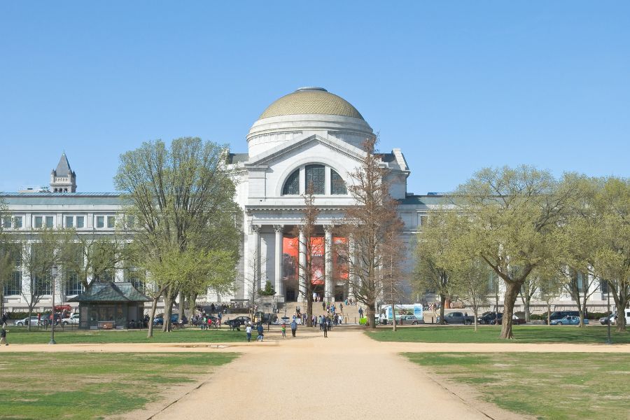 exterior of a white building