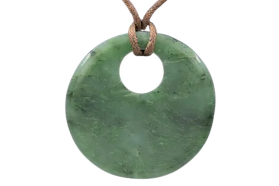 Simple California jade necklace