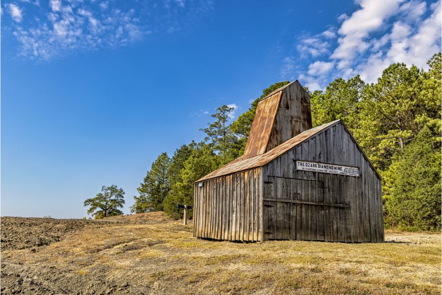 old mining building