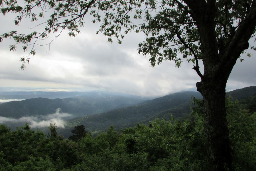 view of mountains