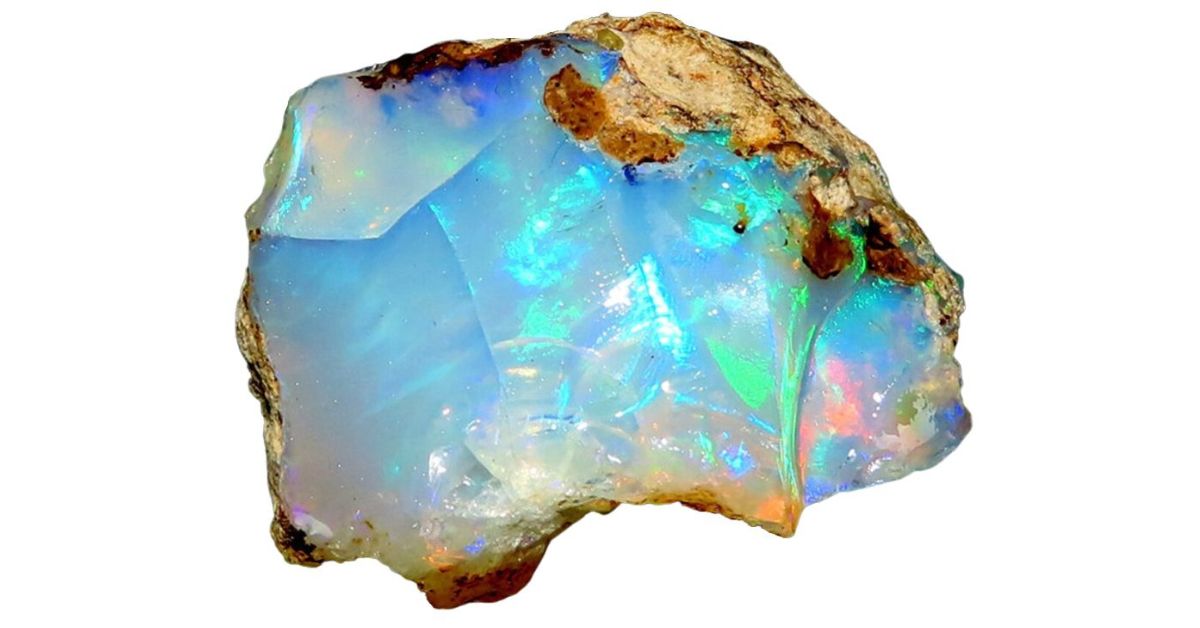 rough precious opal