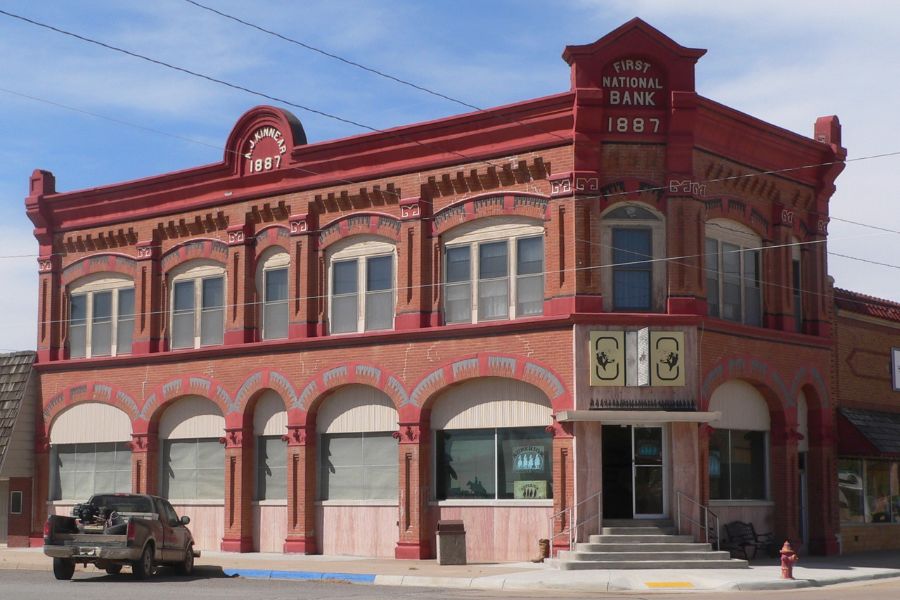 large red brick building