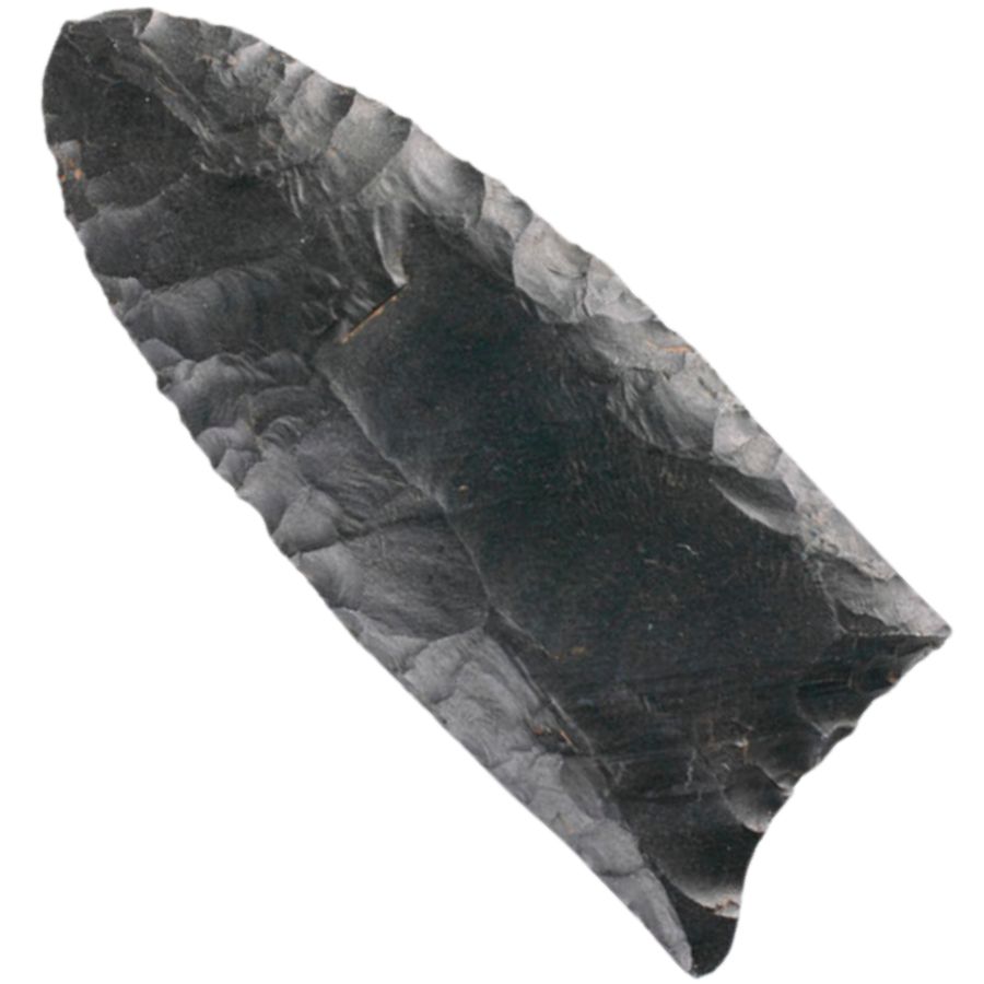 Black clovis point