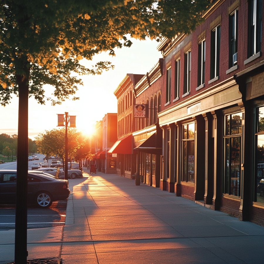 downtown buildings