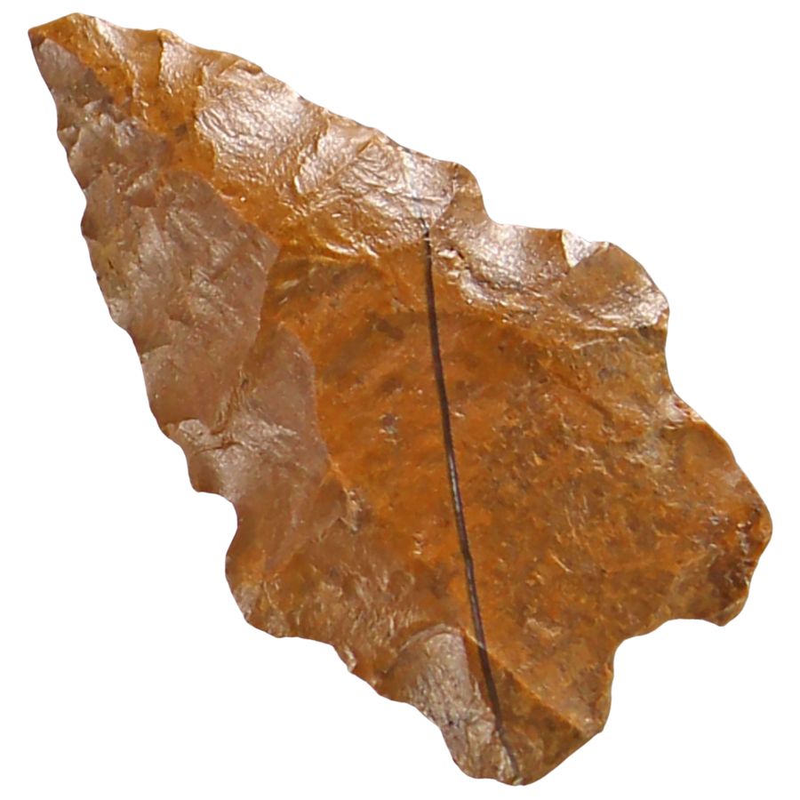 bifurcated pinto arrowhead/projectile point