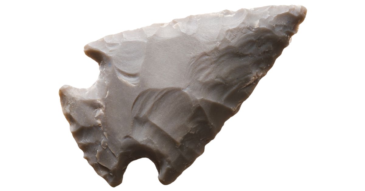 gray chert arrowhead