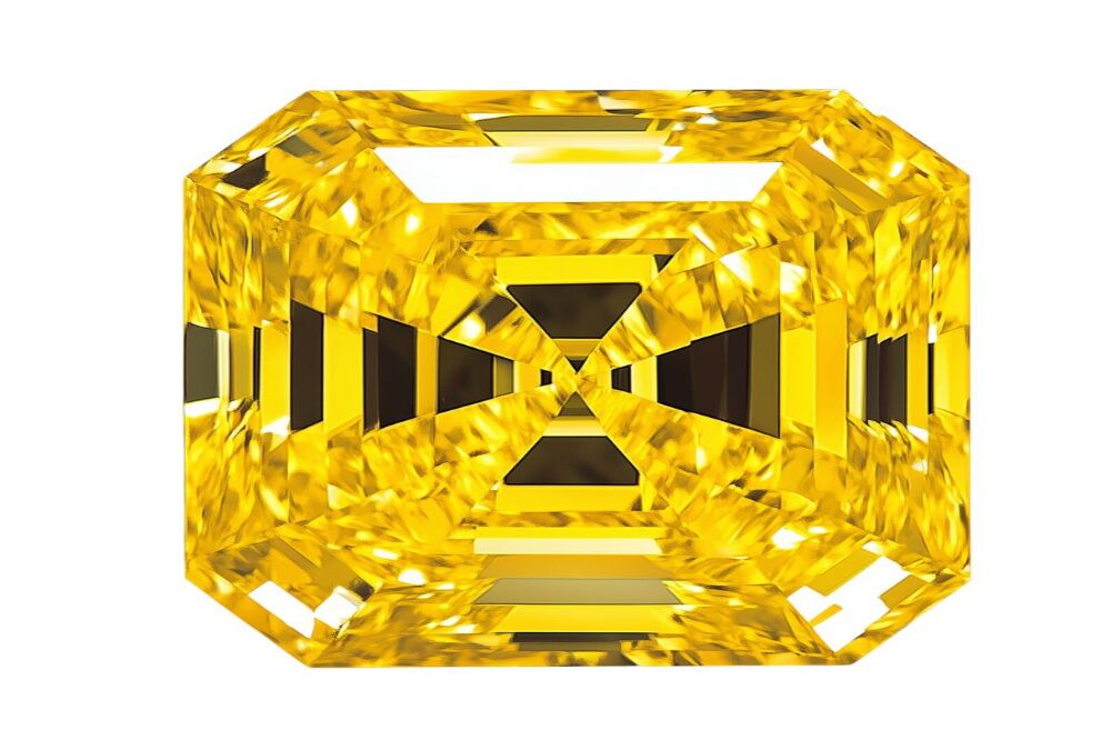 bright yellow diamond