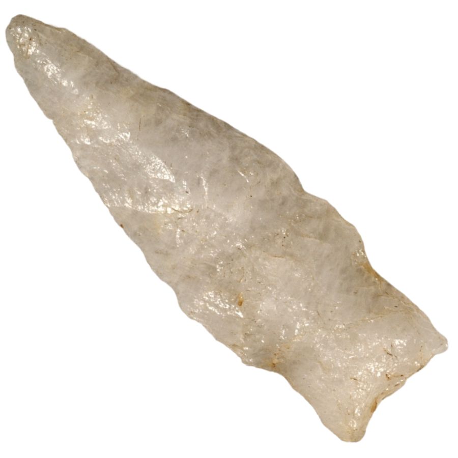 straight stemmed lamoka arrowhead/projectile point