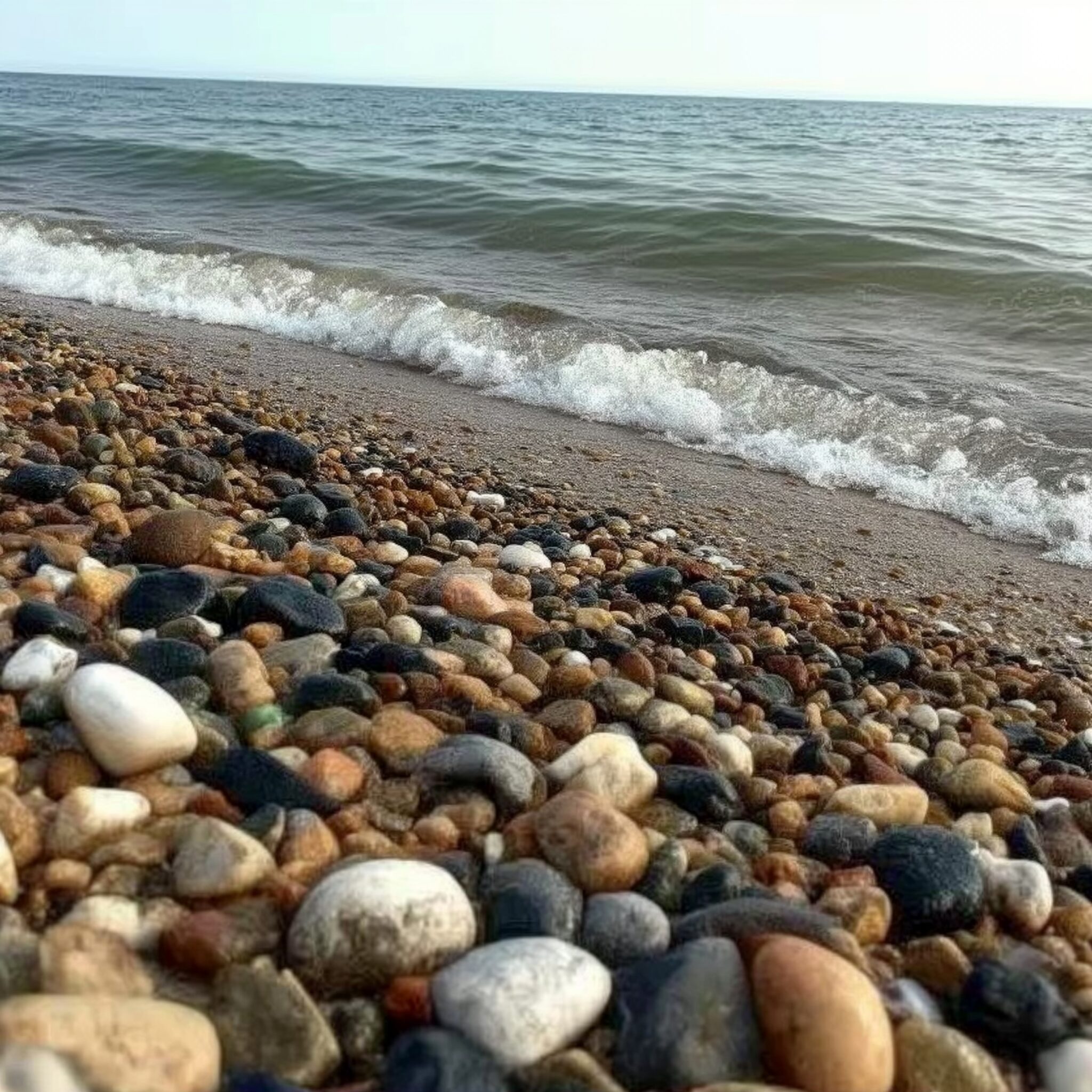Open public beach sand like the quiet Gulf shoreline of southwest Louisiana