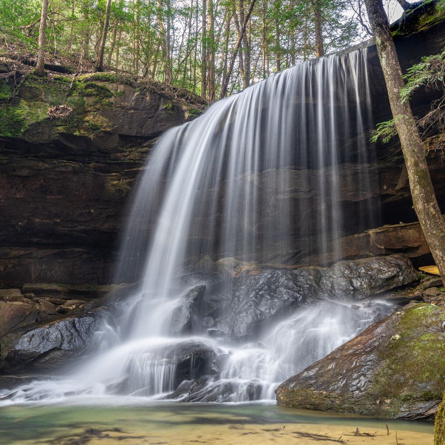 waterfall in Bankhead National Forest