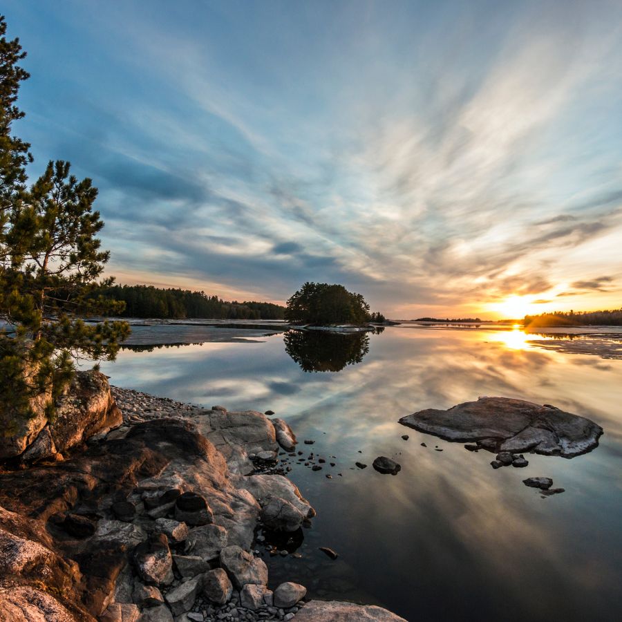 lake in Voyageurs National Park, Minnesota