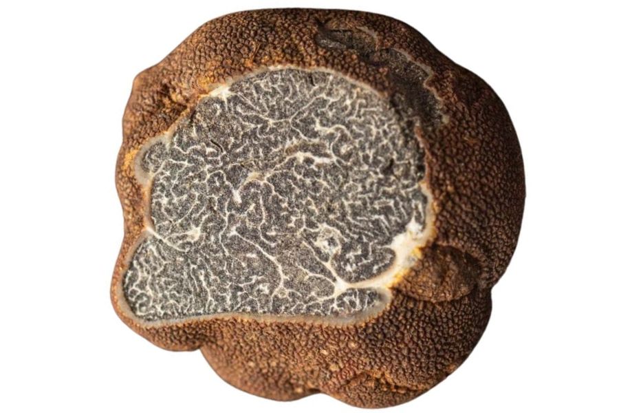 sliced brown truffle