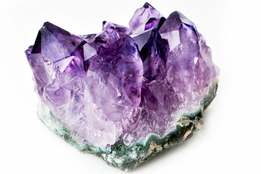 A purple amethyst gemstone from Georgia