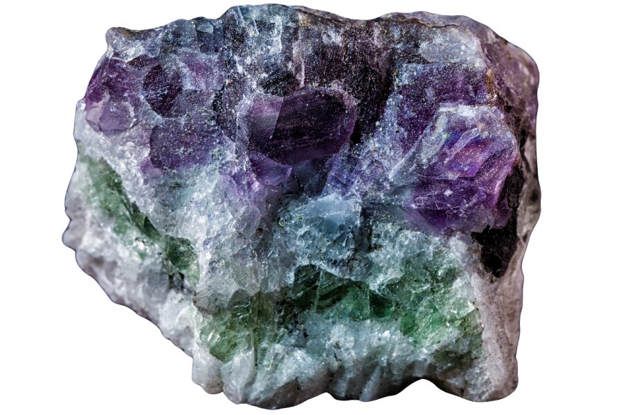 Fluorite gemstone from New Jersey