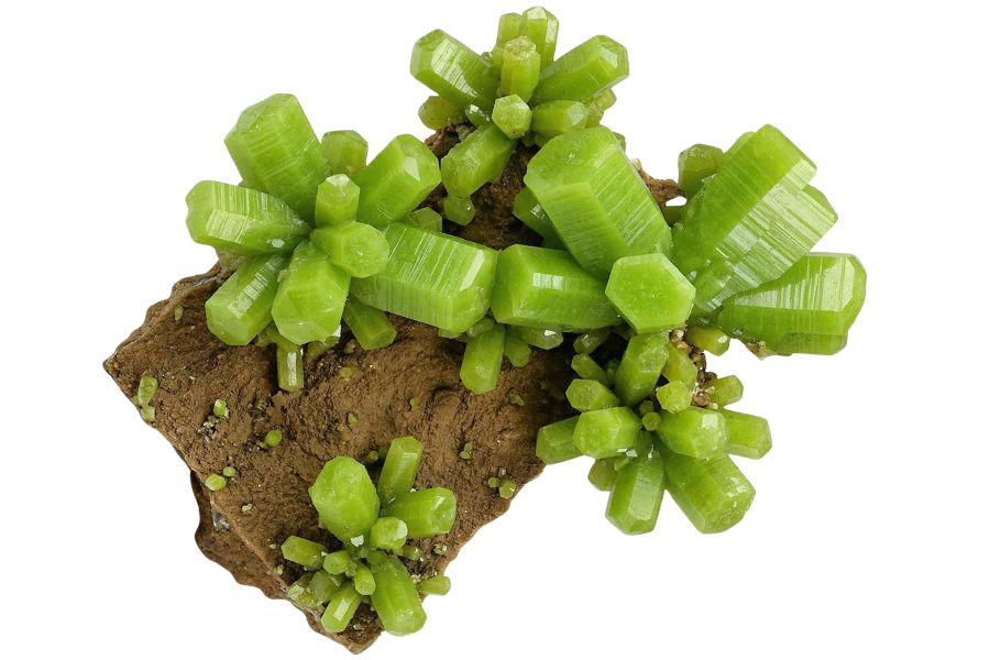 pyromorphite crystals from Massachusetts