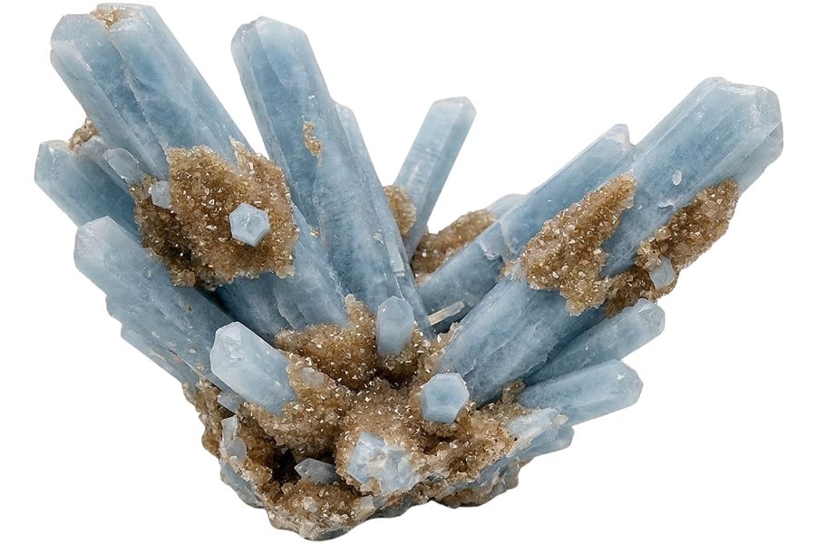 celestine crystals from Michigan