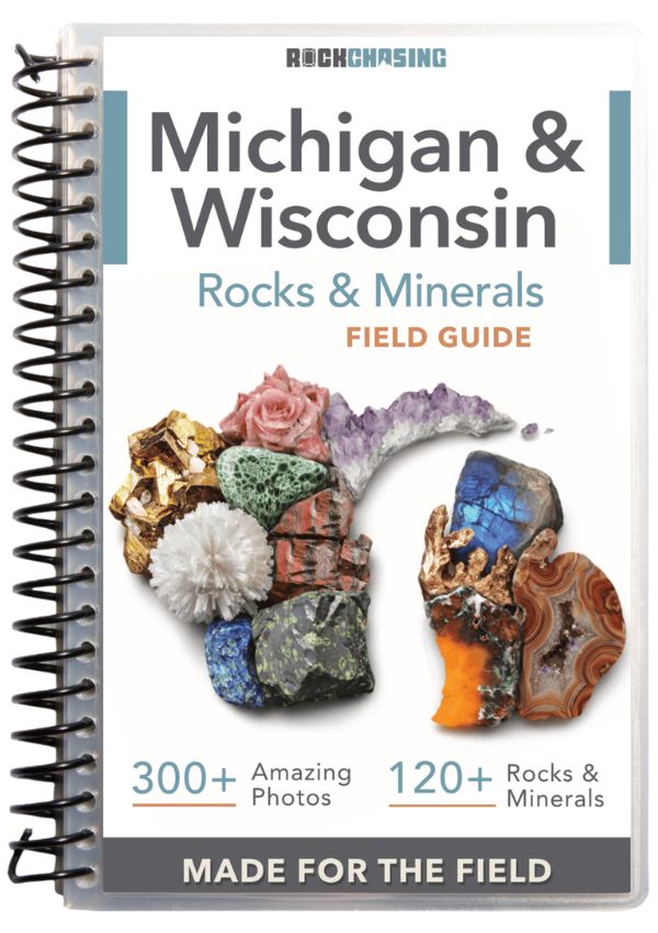 Michigan and Wisconsin Rocks and Minerals Field Guide cover