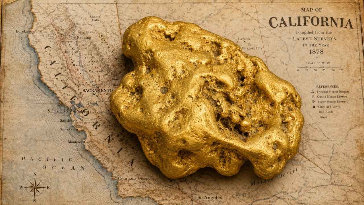 California gold map